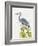 Waterbirds & Cattails II-Naomi McCavitt-Framed Art Print