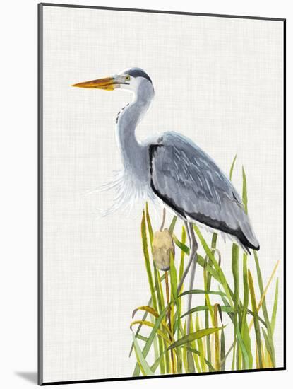 Waterbirds & Cattails II-Naomi McCavitt-Mounted Art Print