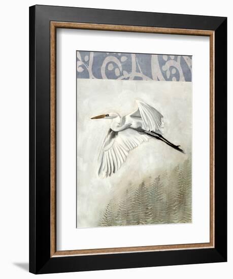 Waterbirds in Mist II-Naomi McCavitt-Framed Art Print