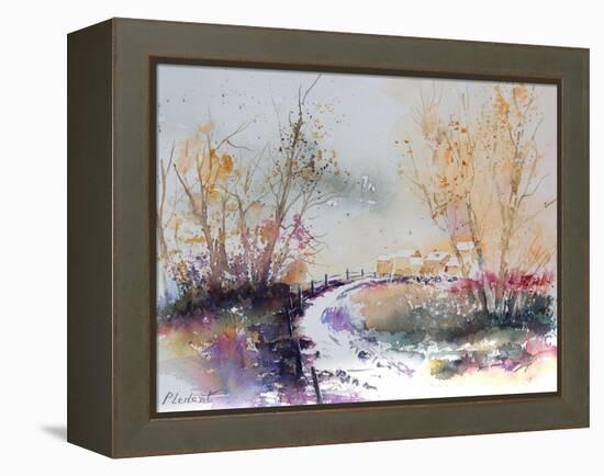 Watercolor 010707-Pol Ledent-Framed Stretched Canvas