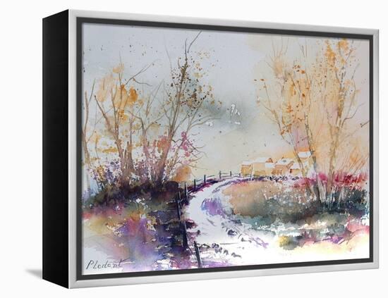 Watercolor 010707-Pol Ledent-Framed Stretched Canvas