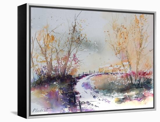 Watercolor 010707-Pol Ledent-Framed Stretched Canvas