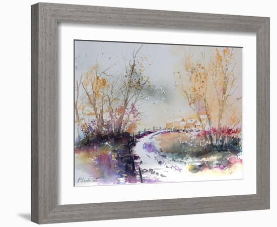 Watercolor 010707-Pol Ledent-Framed Art Print