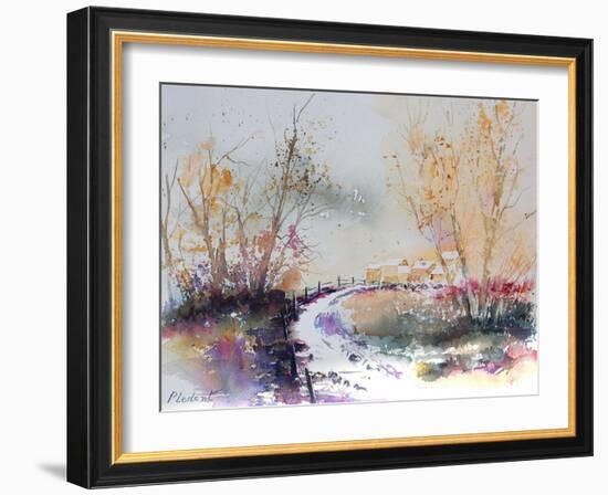 Watercolor 010707-Pol Ledent-Framed Art Print