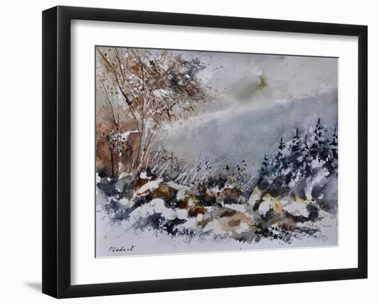 Watercolor 011101-Pol Ledent-Framed Art Print