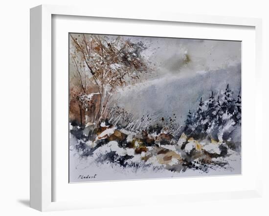 Watercolor 011101-Pol Ledent-Framed Art Print