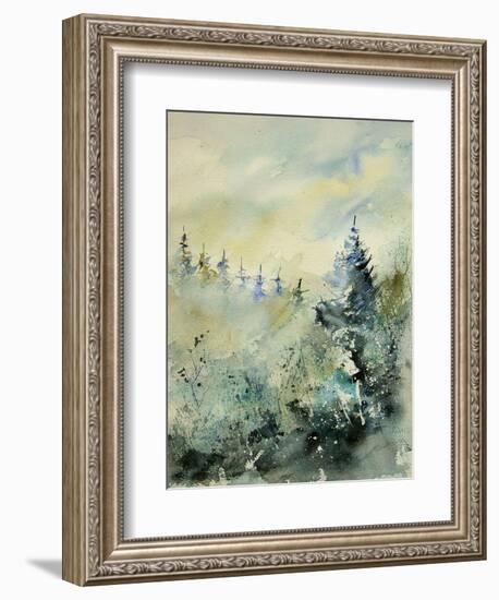 Watercolor 020306-Pol Ledent-Framed Art Print