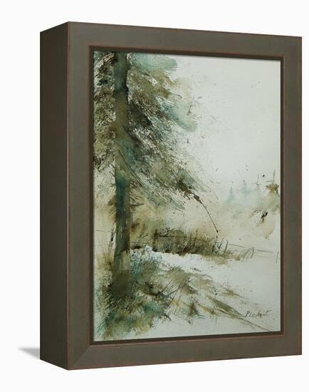 Watercolor 030306-Pol Ledent-Framed Stretched Canvas