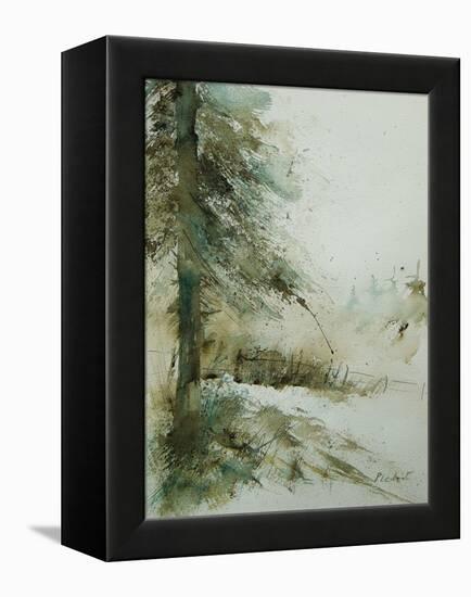 Watercolor 030306-Pol Ledent-Framed Stretched Canvas