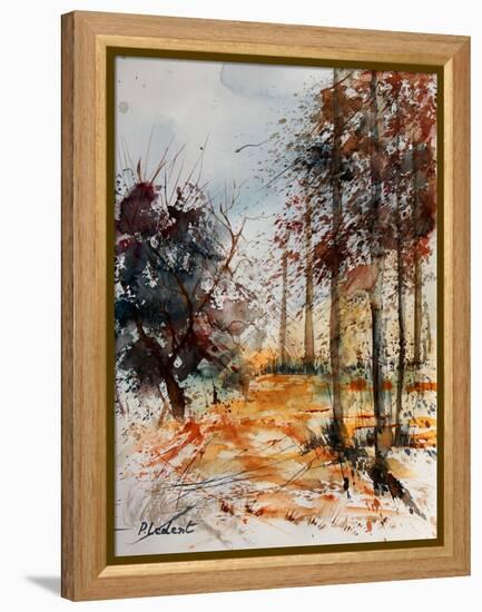 Watercolor 040902-Pol Ledent-Framed Stretched Canvas