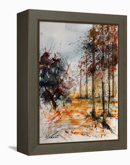 Watercolor 040902-Pol Ledent-Framed Stretched Canvas
