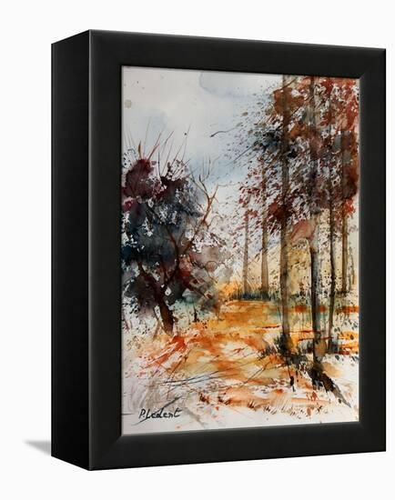 Watercolor 040902-Pol Ledent-Framed Stretched Canvas