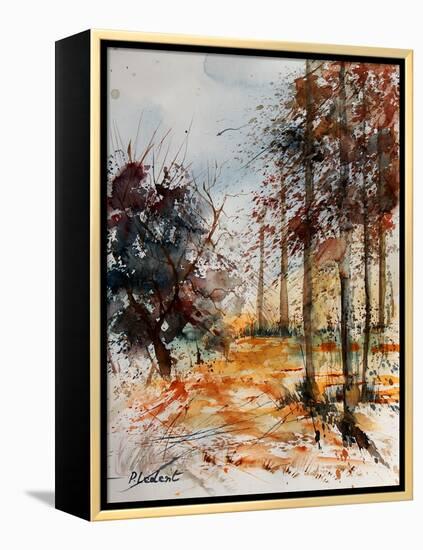 Watercolor 040902-Pol Ledent-Framed Stretched Canvas