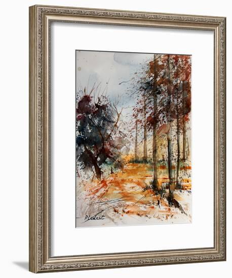 Watercolor 040902-Pol Ledent-Framed Art Print