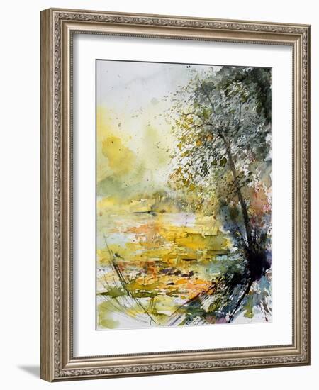 watercolor 050906-Pol Ledent-Framed Art Print