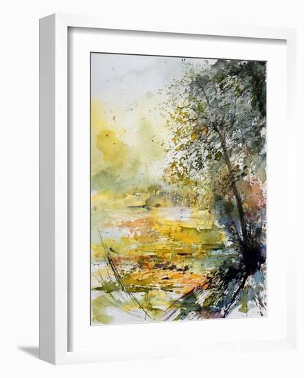 watercolor 050906-Pol Ledent-Framed Art Print