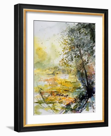 watercolor 050906-Pol Ledent-Framed Art Print