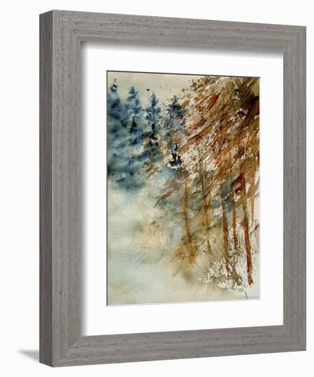 Watercolor 060106-Pol Ledent-Framed Art Print