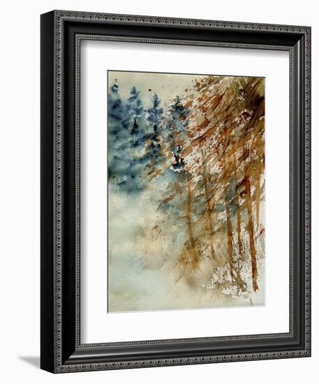 Watercolor 060106-Pol Ledent-Framed Art Print