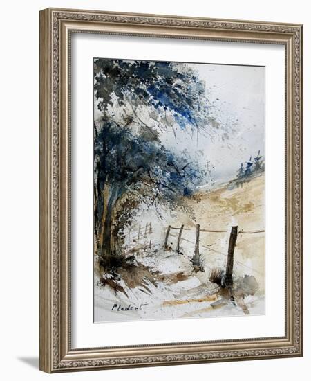 Watercolor 061106-Pol Ledent-Framed Art Print