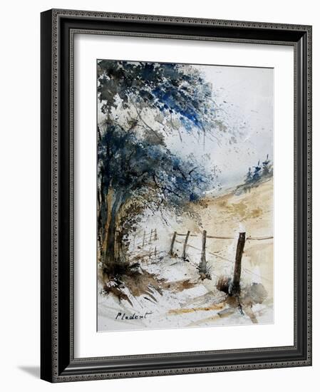 Watercolor 061106-Pol Ledent-Framed Art Print