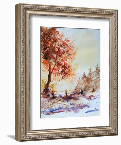 Watercolor 070806-Pol Ledent-Framed Art Print