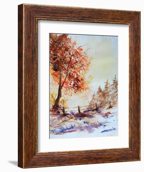 Watercolor 070806-Pol Ledent-Framed Art Print