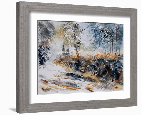 Watercolor 080207-Pol Ledent-Framed Art Print