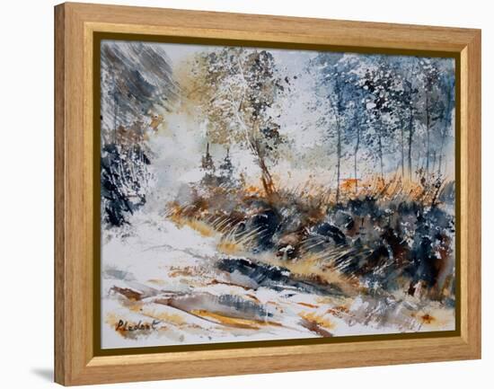 Watercolor 080207-Pol Ledent-Framed Stretched Canvas