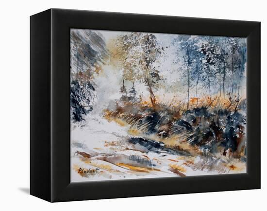 Watercolor 080207-Pol Ledent-Framed Stretched Canvas