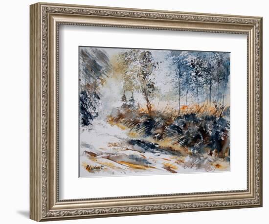 Watercolor 080207-Pol Ledent-Framed Art Print