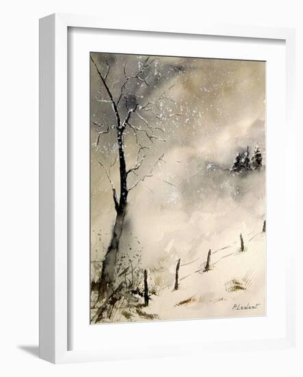 Watercolor 081204-Pol Ledent-Framed Art Print