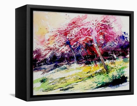 Watercolor 090507-Pol Ledent-Framed Stretched Canvas