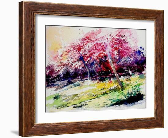 Watercolor 090507-Pol Ledent-Framed Art Print