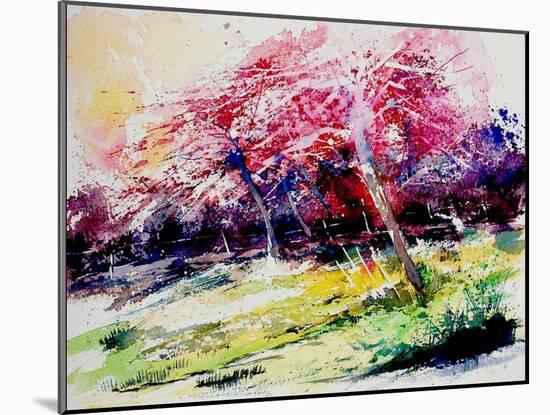 Watercolor 090507-Pol Ledent-Mounted Art Print