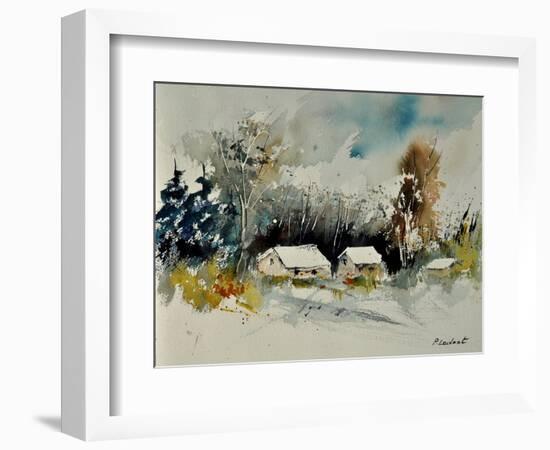 Watercolor 111025-Pol Ledent-Framed Art Print