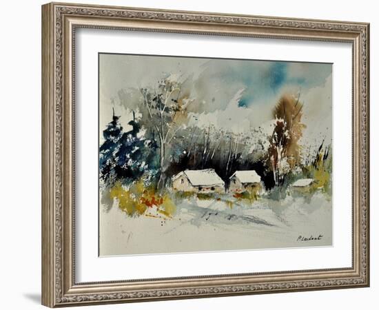 Watercolor 111025-Pol Ledent-Framed Art Print