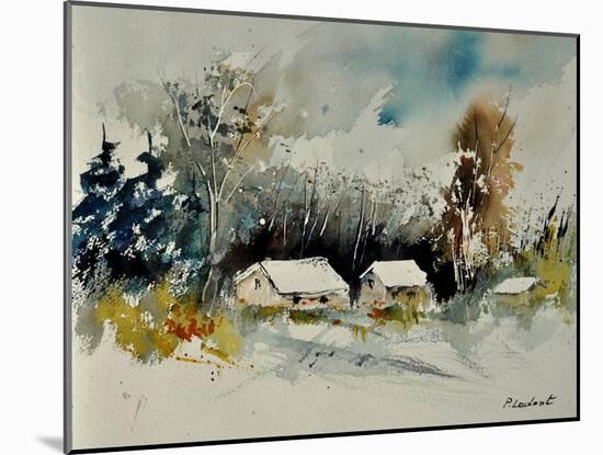 Watercolor 111025-Pol Ledent-Mounted Art Print