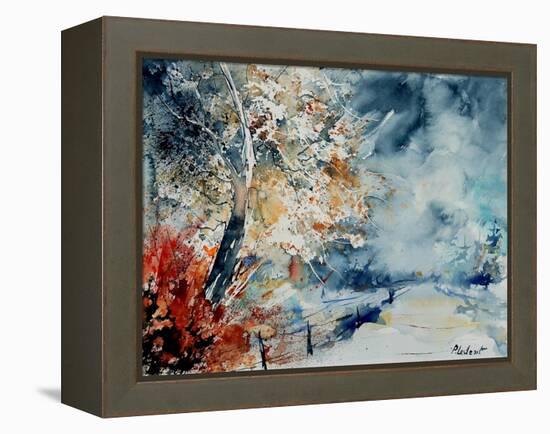 Watercolor 12414526-Pol Ledent-Framed Stretched Canvas