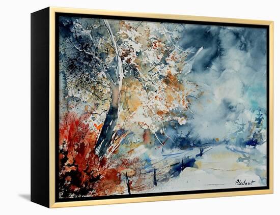 Watercolor 12414526-Pol Ledent-Framed Stretched Canvas