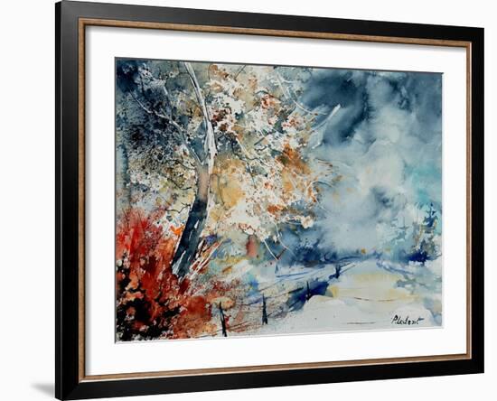 Watercolor 12414526-Pol Ledent-Framed Premium Giclee Print