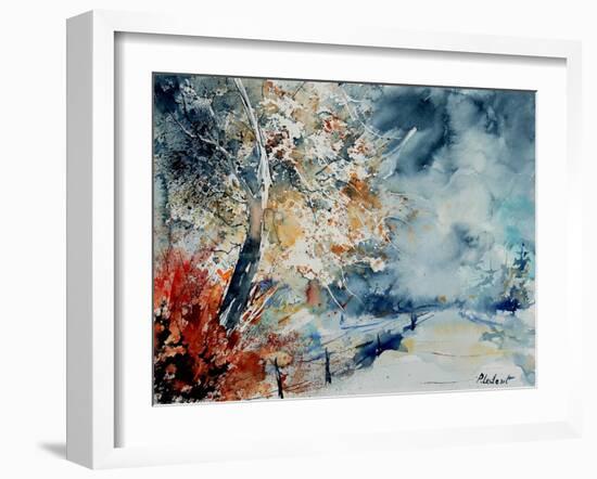 Watercolor 12414526-Pol Ledent-Framed Art Print