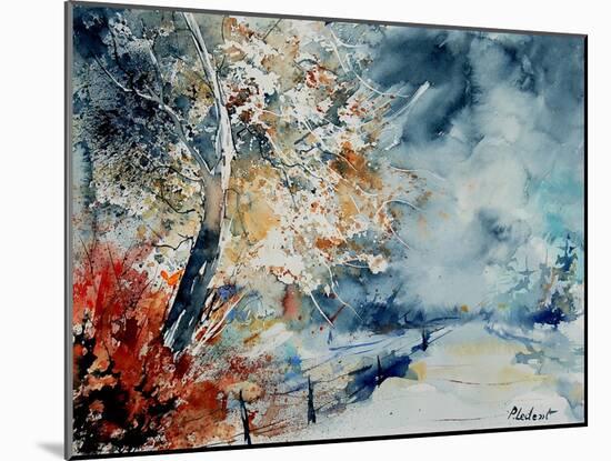 Watercolor 12414526-Pol Ledent-Mounted Art Print