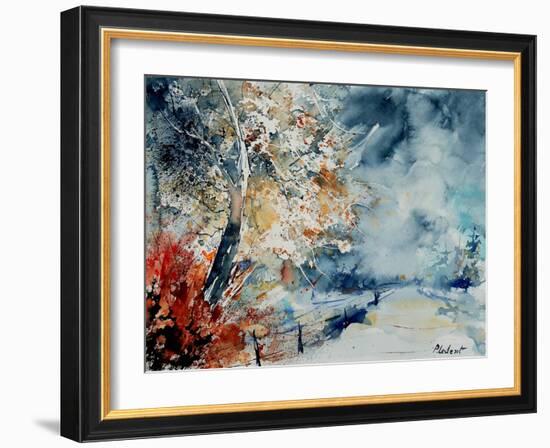 Watercolor 12414526-Pol Ledent-Framed Art Print