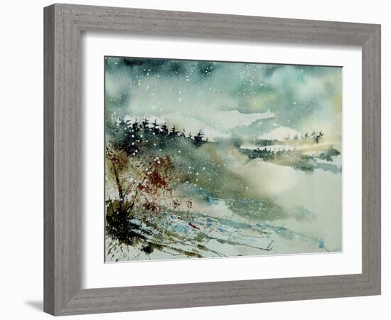 Watercolor 130606-Pol Ledent-Framed Art Print