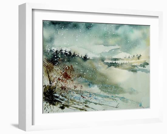 Watercolor 130606-Pol Ledent-Framed Art Print