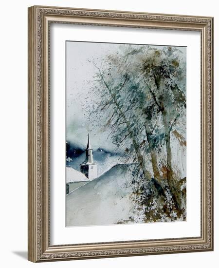 Watercolor 140605-Pol Ledent-Framed Art Print