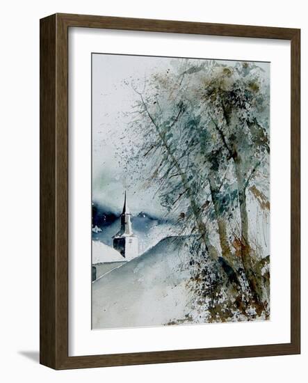 Watercolor 140605-Pol Ledent-Framed Art Print
