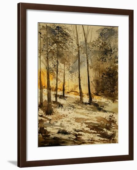 Watercolor 191106-Pol Ledent-Framed Art Print