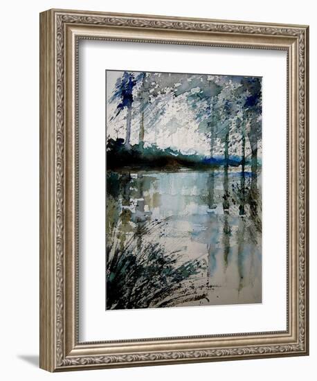 Watercolor 191205-Pol Ledent-Framed Art Print